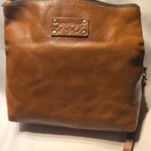 Patricia Nash Tan Leather Mini Bag